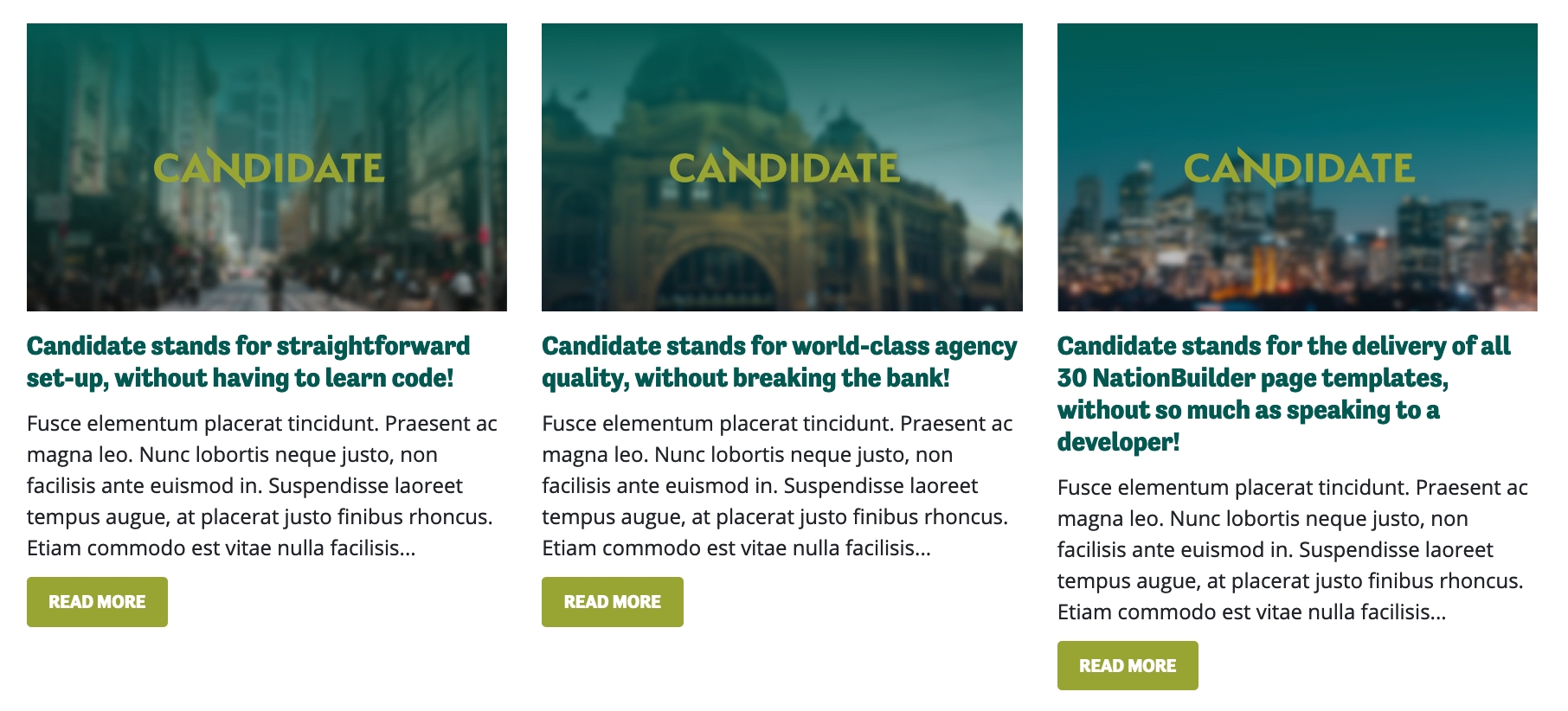 Candidate Themes Show Subpages Example